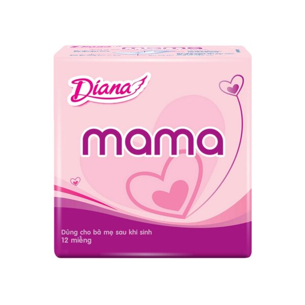 Băng Vệ Sinh Dành Cho Mẹ Sau Sinh Diana Mama 12 Miếng