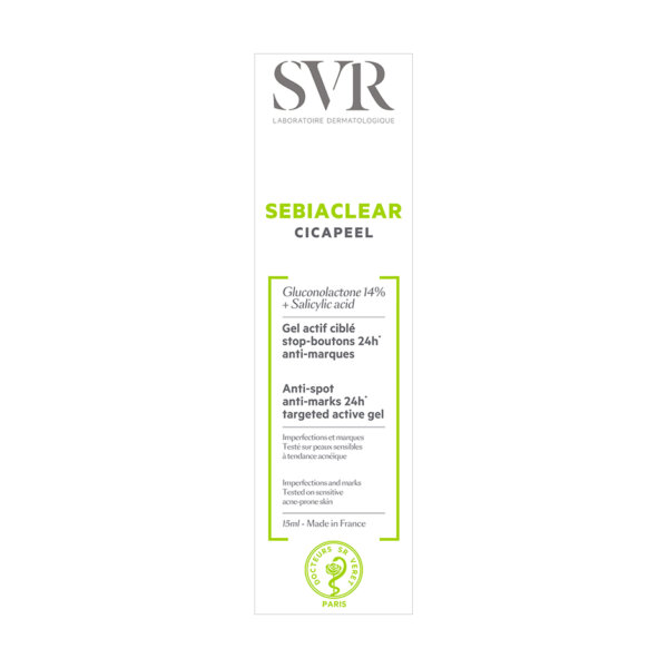 Gel Chấm Mụn SVR Sebiaclear Cicapeel Làm Giảm Mụn Viêm Sưng 15ml