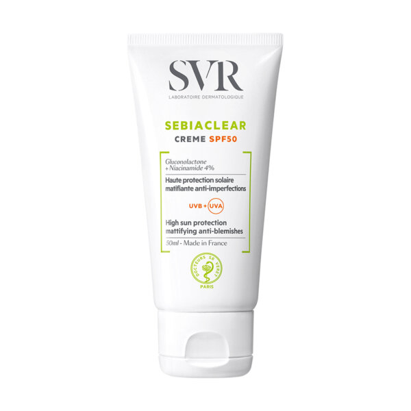 Kem Chống Nắng Cho Da Dầu Mụn SVR Sebiaclear Creme SPF50 50ml