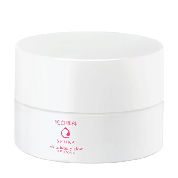 Kem dưỡng trắng sáng & giảm thâm nám ban ngày Senka White Beauty UV Ficial Cream 50g SPF 25 PA ++