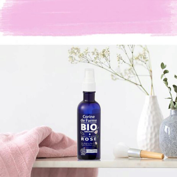 Nước Hoa Hồng Hữu Cơ Corine de Farme Cho Da Nhạy Cảm Organic Rose Water 200ml