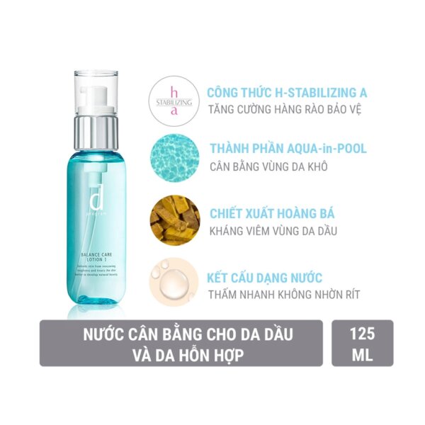 Nước cân bằng cho da dầu và da hỗn hợp dprogram balance care lotion 125ml