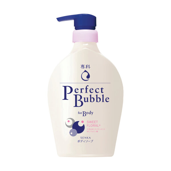 Sữa tắm dưỡng ẩm hương hoa dịu ngọt Senka Perfect Bubble for Body Sweet Floral n 500ml
