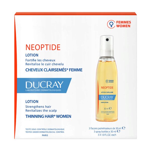 Tinh chất hỗ trợ mọc tóc & giảm rụng tóc Ducray Neoptide Lotion 3X30Ml