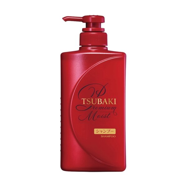 Bộ đôi dầu gội (490ml) + dầu xả (490ml) dưỡng tóc bóng mượt Tsubaki Premium Moist