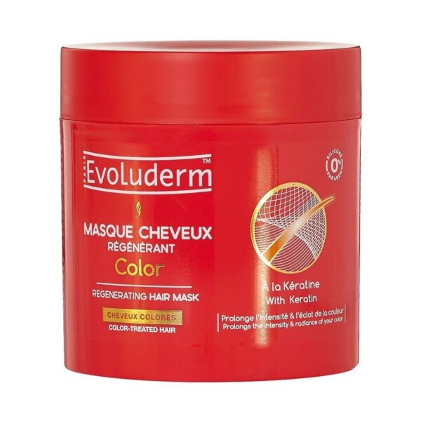 Kem ủ dành cho tóc uốn nhuộm Evoluderm chiết xuất Keratin 500ml