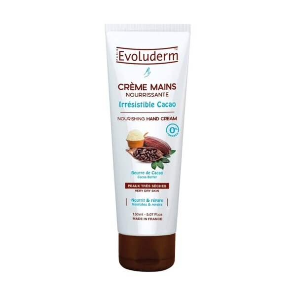 Kem dưỡng da tay Evoluderm giúp dưỡng ẩm phục hồi và bảo vệ tinh chất Cacao 150ml