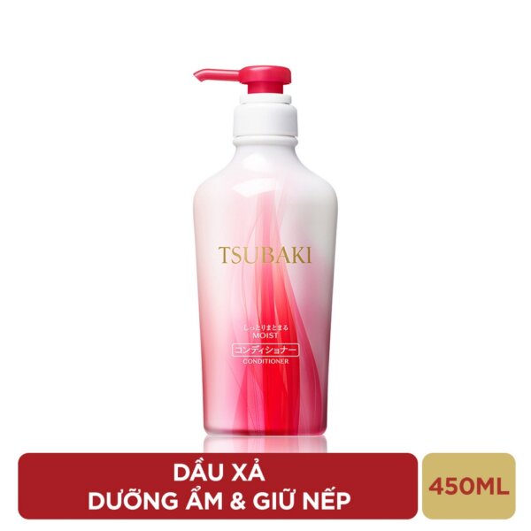 Dầu xả dưỡng ẩm và giữ nếp Tsubaki Moist Conditioner 450ml