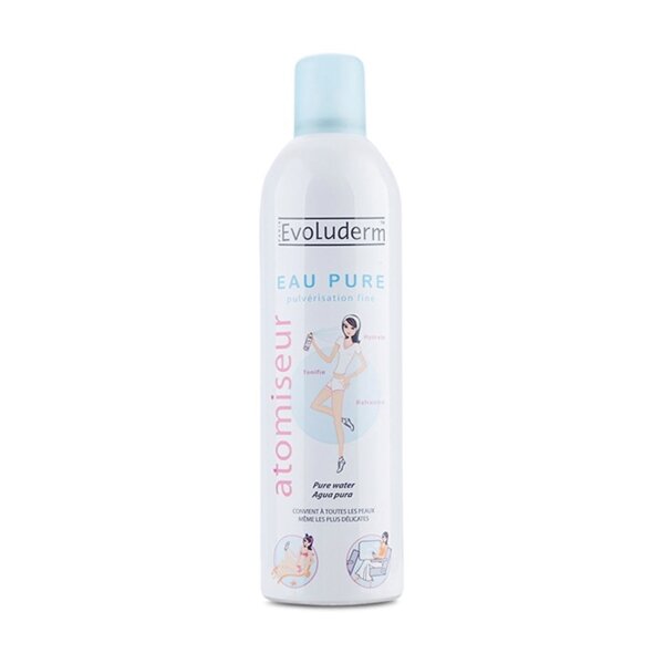 Xịt khoáng Evoluderm giúp dưỡng ẩm cấp nước và làm dịu làn da 400ml