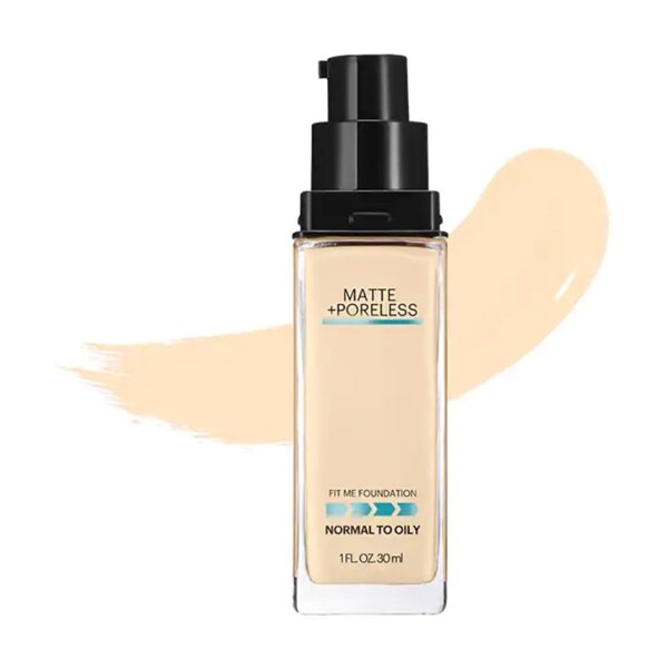 Kem Nền Mịn Nhẹ Kiềm Dầu Chống Nắng Fit Me Maybelline New York Matte SPF 22 30ml - 110 Porcelain