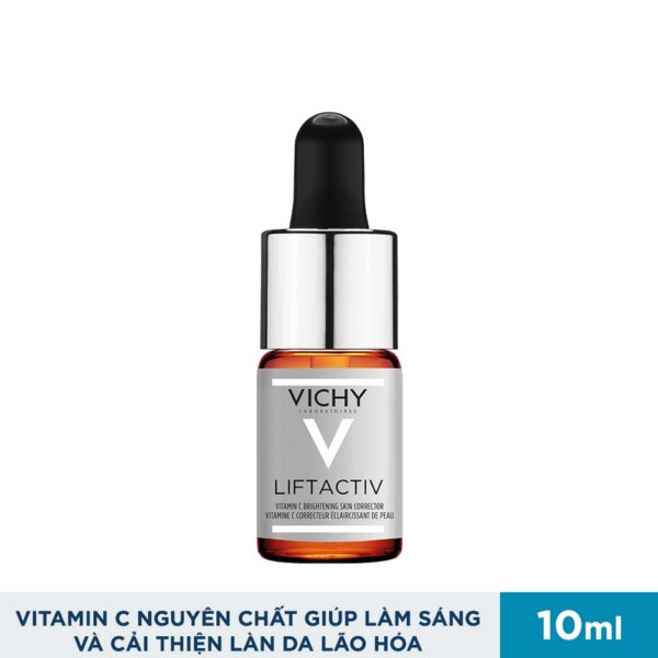 Dưỡng chất làm sáng và cải thiện nếp nhăn Vichy LiftActiv Vitamin C 15% 10ml