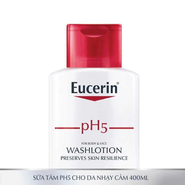 Sữa tắm cho da cơ thể nhạy cảm Eucerin Ph5 Skin-Protection Washlotion 400ml