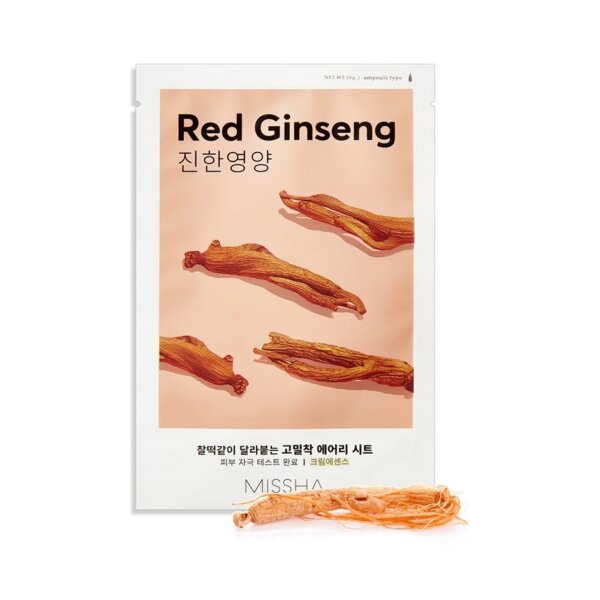 Mặt nạ Missha Airy Fit Sheet Mask [Red Ginseng] 19g 