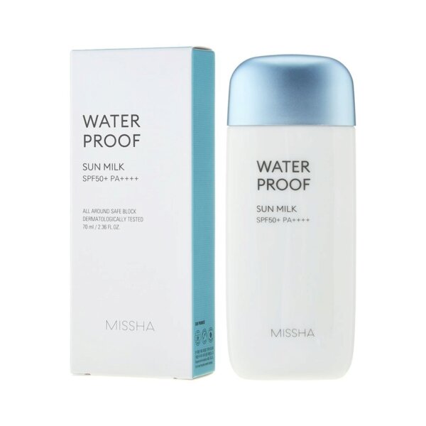 Kem chống nắng Missha All Around Safe Block Waterproof Sun Milk SPF50+/PA++++ 70ml 