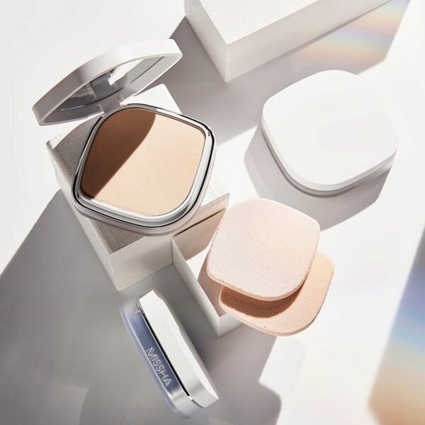 Phấn phủ dạng nén Missha Signature Science Blanc Pact Vanilla's 9g 