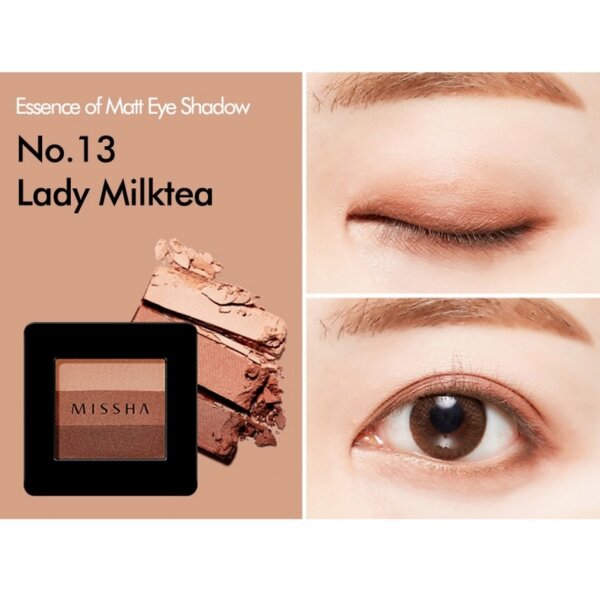 Phấn mắt Missha Triple Shadow No.13 #Lady Milk Tea 1.5g