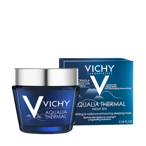 Mặt nạ ngủ cung cấp nước tức thì Vichy Aqualia Thermal Night Spa 75ml