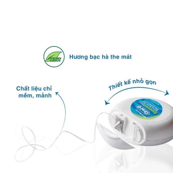 Chỉ nha khoa Oral B Essential Mint 100m