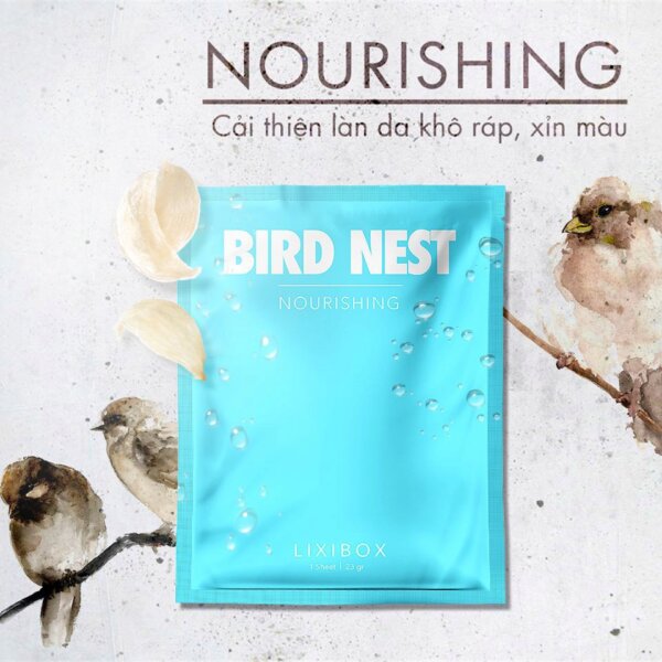 Mặt Nạ Lixibox Bird Nest Nourishing 23g - FOC