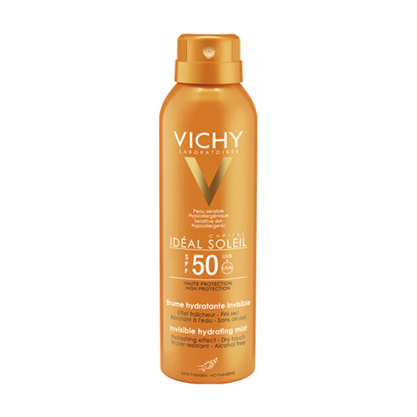 Kem Chống Nắng Toàn Thân Dạng Xịt SPF 50 PA+++ Ideal Soleil Invisible Hydrating Mist ﻿200ml